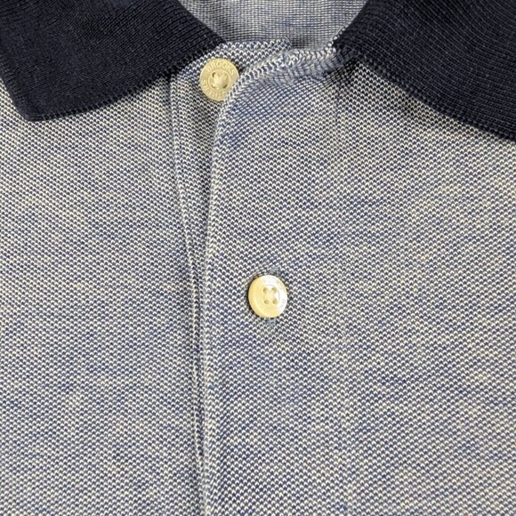 Brooks Brothers Polo Shirt Men's XL Blue Rugby Casual Logo Cotton READ - Picture 8 of 16